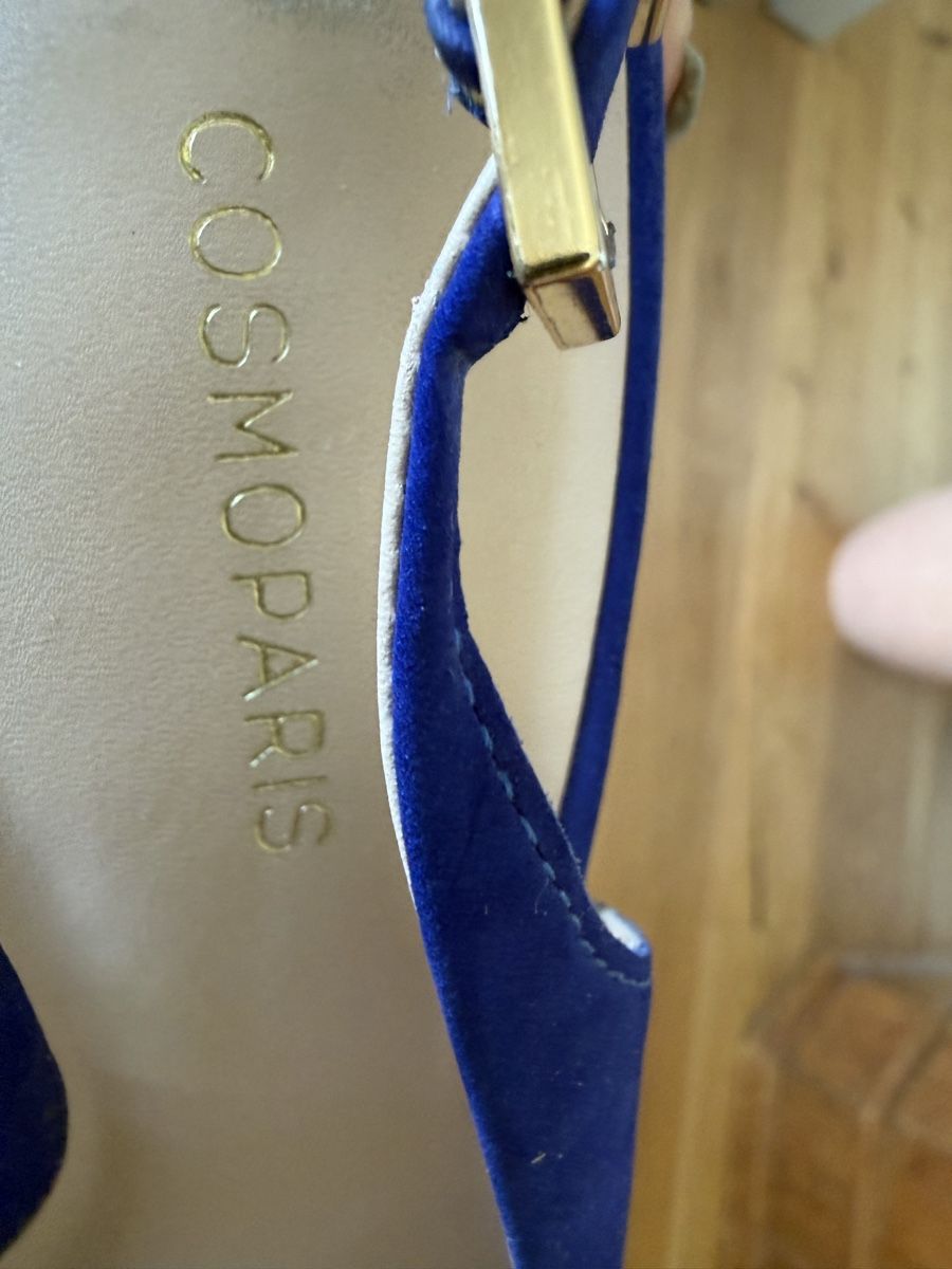 Scarpe da donna: COSMOPARIS Damen Pumps blau Grösse 38 – Usato da Luzern venduto da La_sfinge 3