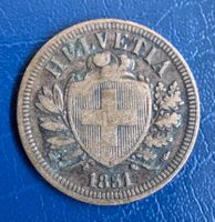 2 Rappen Helvetia 1851 A
