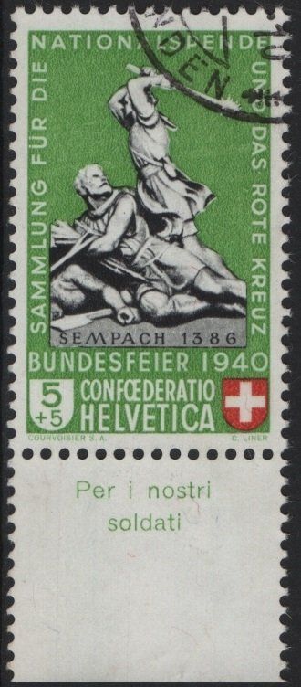 Tutti i francobolli: Sempach - Marke mit TAB (italienisch) – Usato da Eglisau venduto da Chperfins