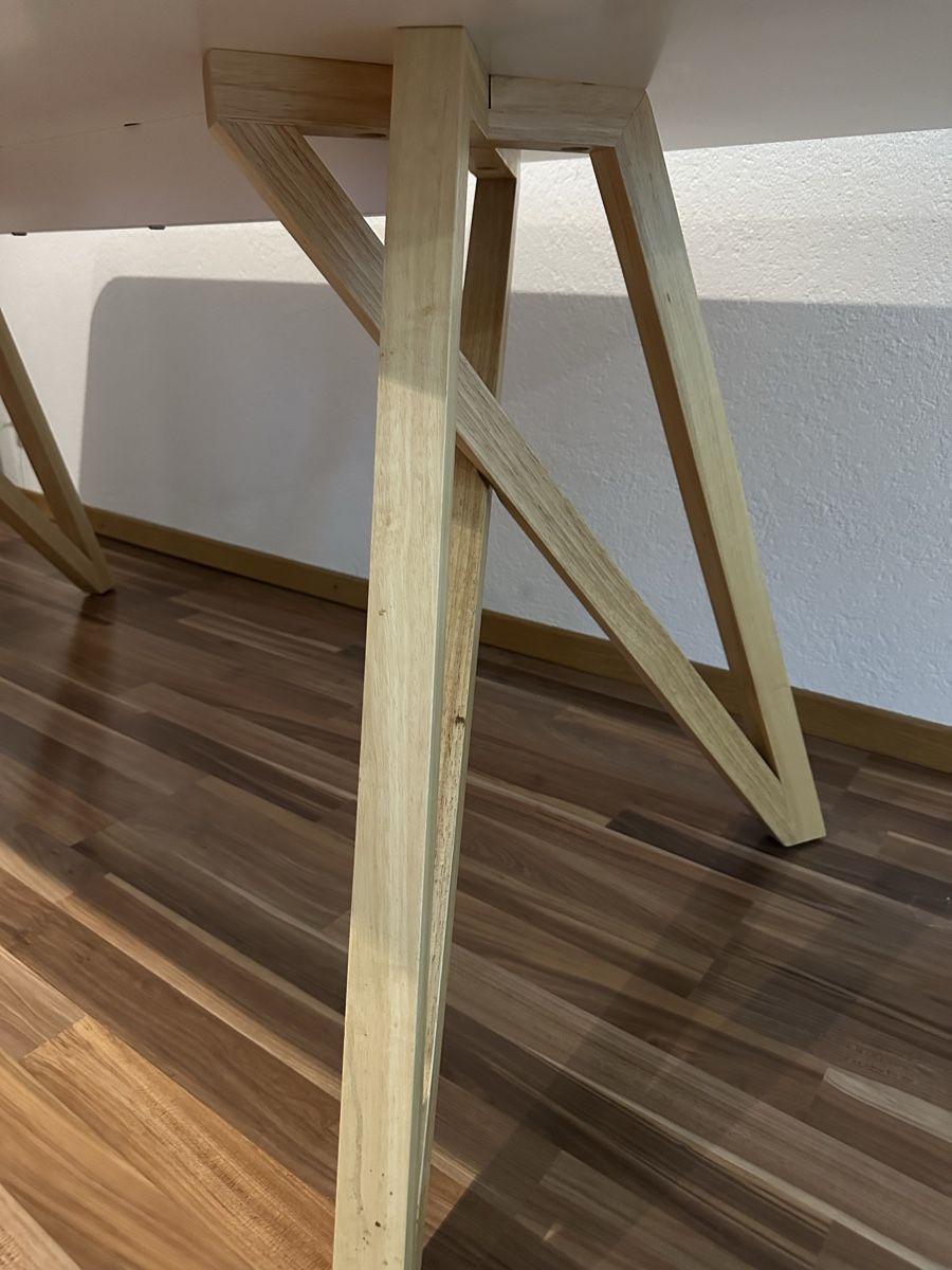 Tische: Esstisch weiss lackiert- 180x90cm – Gebraucht aus Liestal von esr_9y9c 5