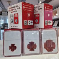 10 Slabs -- für Münzen mit 33 mm Durchmesser
