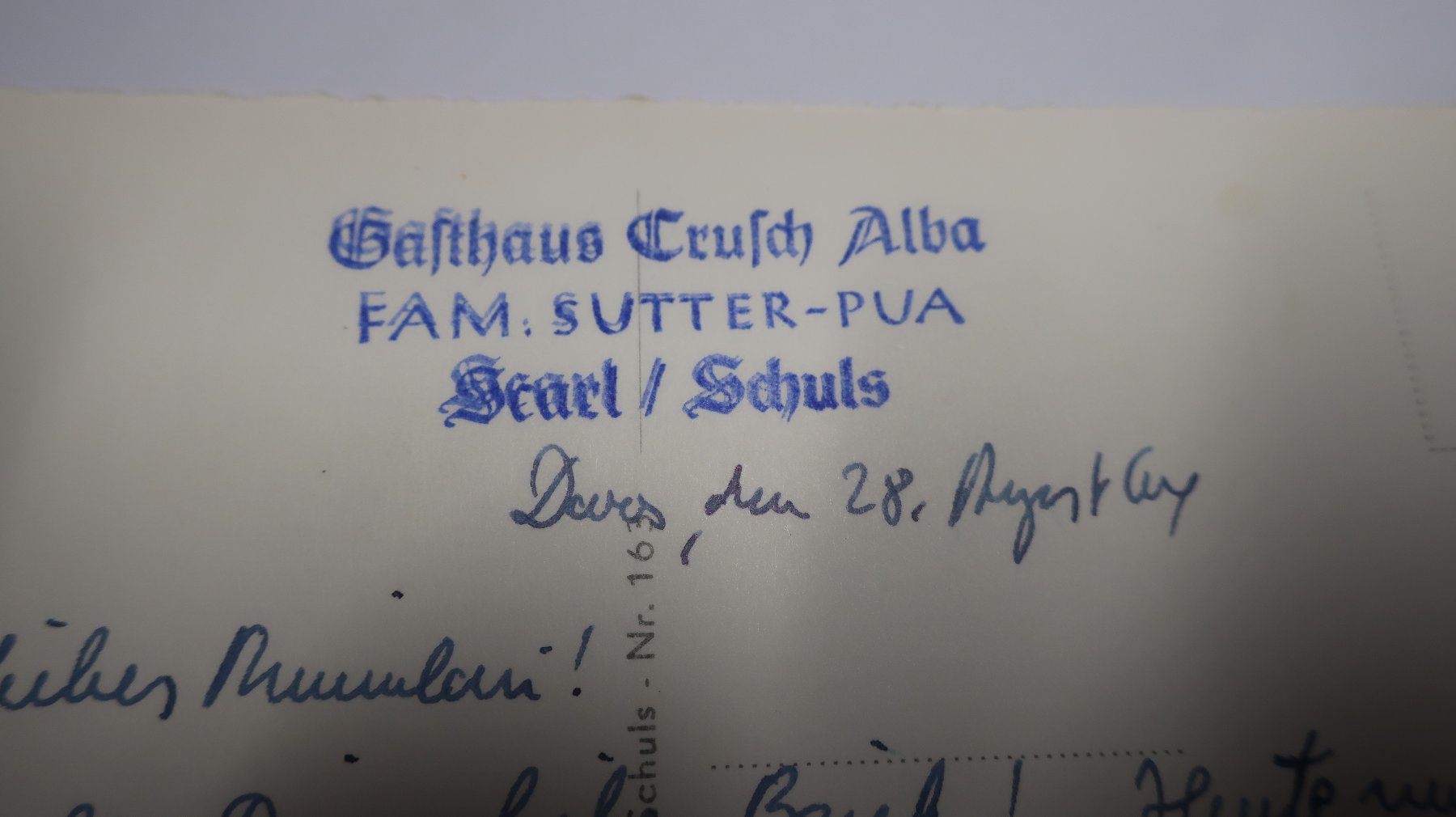Cartoline postali: S-Charl. Dorfpartie. – Usato da Cormoret venduto da Pascalll2001 3