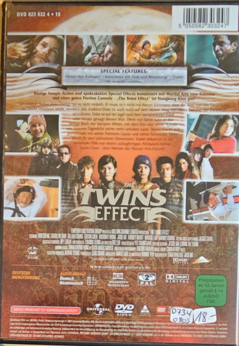 Tutti i DVDs: The Twins Effect – Usato da Wahlen b. Laufen venduto da Cg10 1