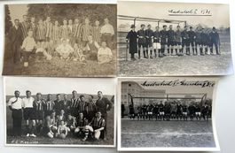 Biel-Bienne - 4 Postkarten F. C. Madretsch 1921/24/27