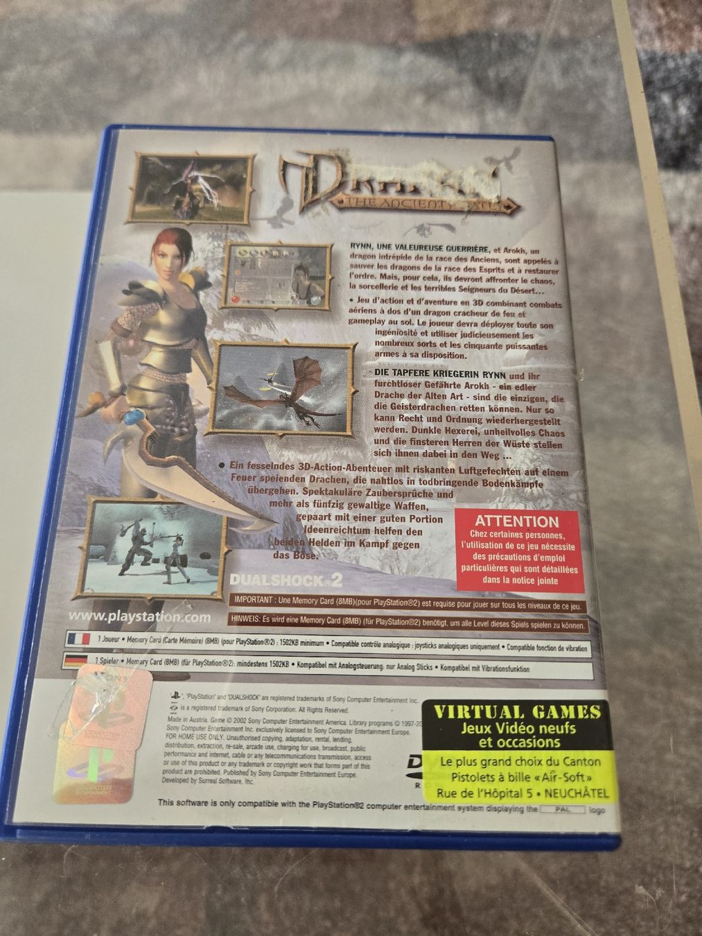 Giochi: Drakan PS2 – Usato da Bussigny venduto da Kfdlt 1