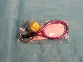 Tennisschläger und- Ball, Schlüsselanhänger