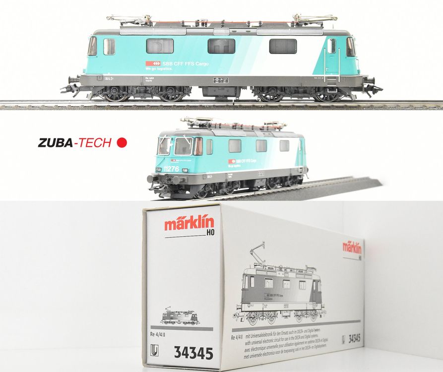 Märklin 34345 E-Lok Re 4/4 II SBB Cargo H0 WS Analog mit OVP (Gebraucht ...