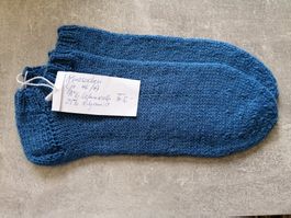 Sneaker / Kurzsocken handgestrickt, Grösse: 46/47