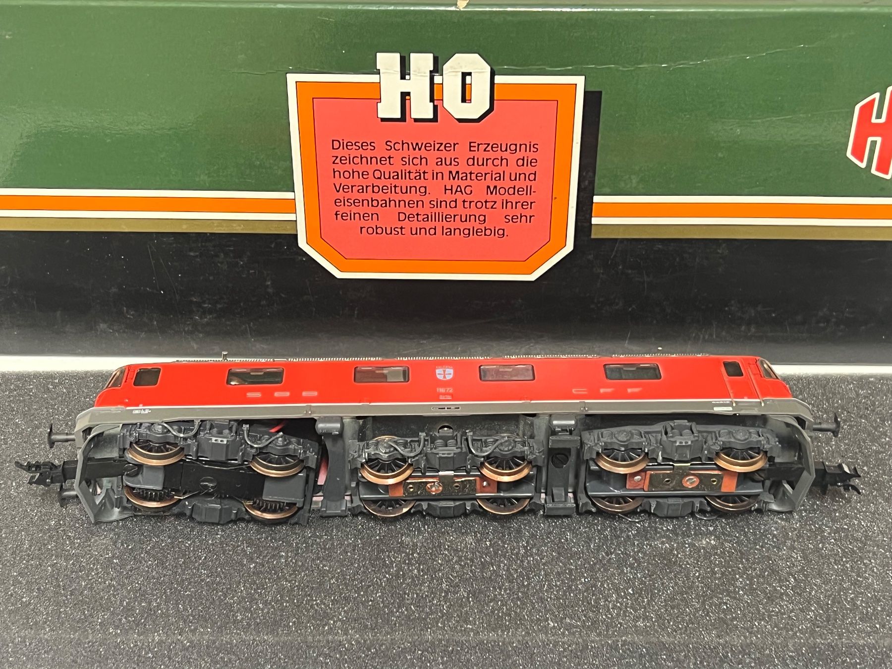 Hag Modellini di ferrovie: Hag Re6/6 SBB Balerna Nr.208 H0 DC Analog – Usato da Neuenhof venduto da ludovicco 7