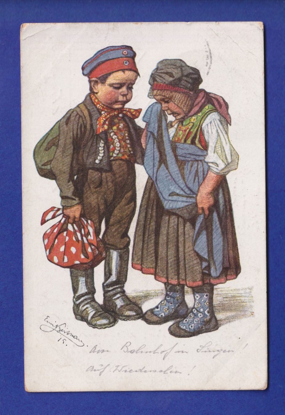Cartes postales: ENFANT - Tristesse – D'occasion à Pully par nicecards-shop