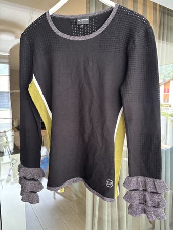 SPORTALM KITZBÜHEL Pullover schwarz/gelb Gr. 38 neu
