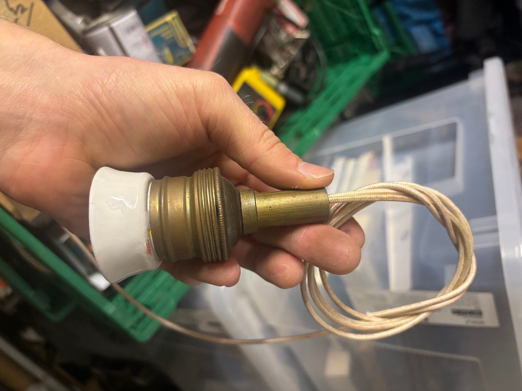 Lampen: Antike Lampenfassung – Gebraucht aus Zürich von pannacotta23 3