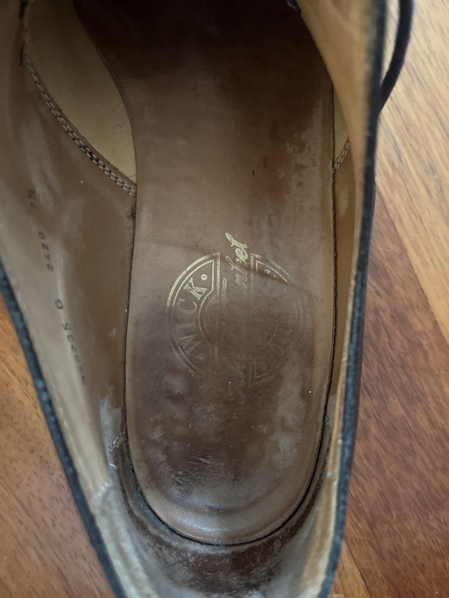 Scarpe da uomo: Wick Shoes Schwarze Halbschuhe Gr. 42.5 – Usato da zürich venduto da Fourstar0 4