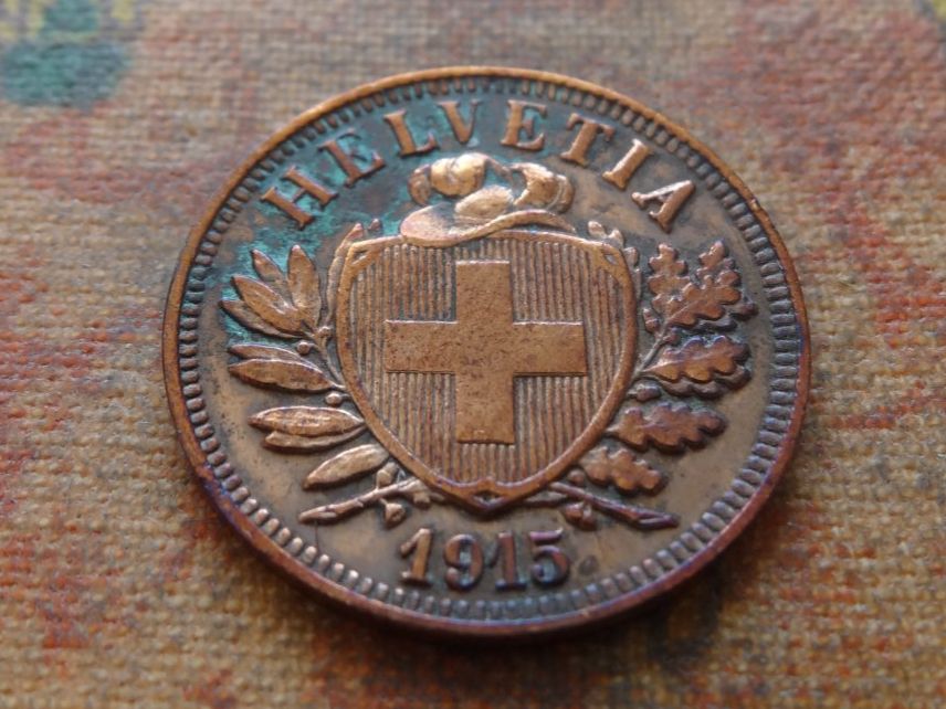 Tutti le monete: 2 Rp. 1915   (E) – Usato da Romanel-sur-Lausanne venduto da Swift13