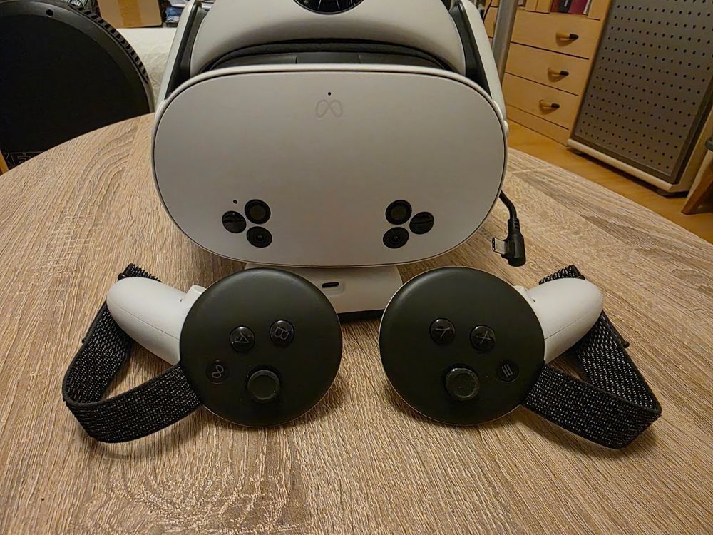 Meta Quest 3s 128GB VR Brille, mit Bobovr S3 Pro headstrap (Gebraucht ...