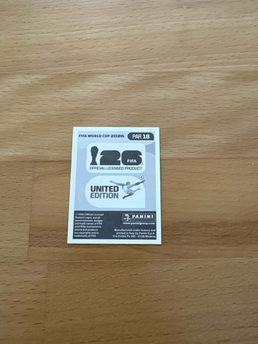 Panini Sammelbilder & Trading cards: Panini FIFA World Cup 2026 Sticker Ramon Sosa PAR 18  – Neu (gemäss Beschreibung) aus Niederrohrdorf von 92Fischli 1