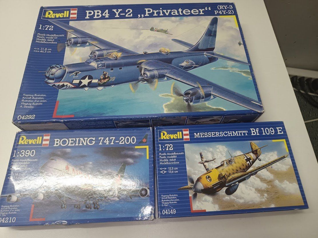 Kit di modellismo & Modellini statici: 3 Flugzeug Bausätze – Nuovo e nell'imballaggio originale da Amlikon-Bissegg venduto da Bienenlok
