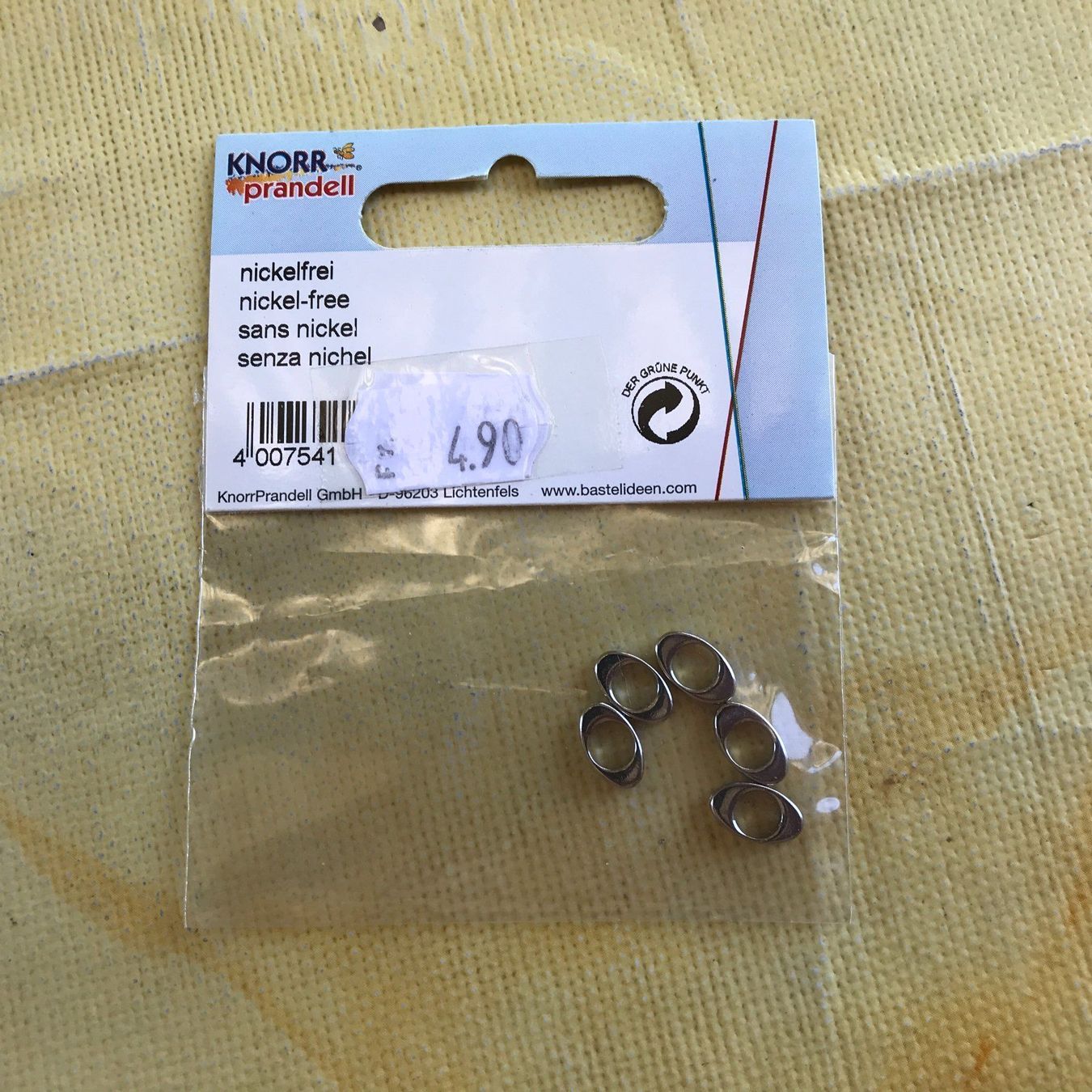 Bastelsets: LOT METALL-ELEMENT OVAL 10X5MM JE 5STK. – Neu und originalverpackt aus Ostermundigen von wini63 3