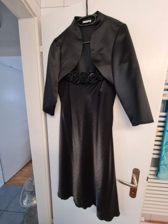 Elegantes Kleid mit Bolero und Schal gr.40 NEU
