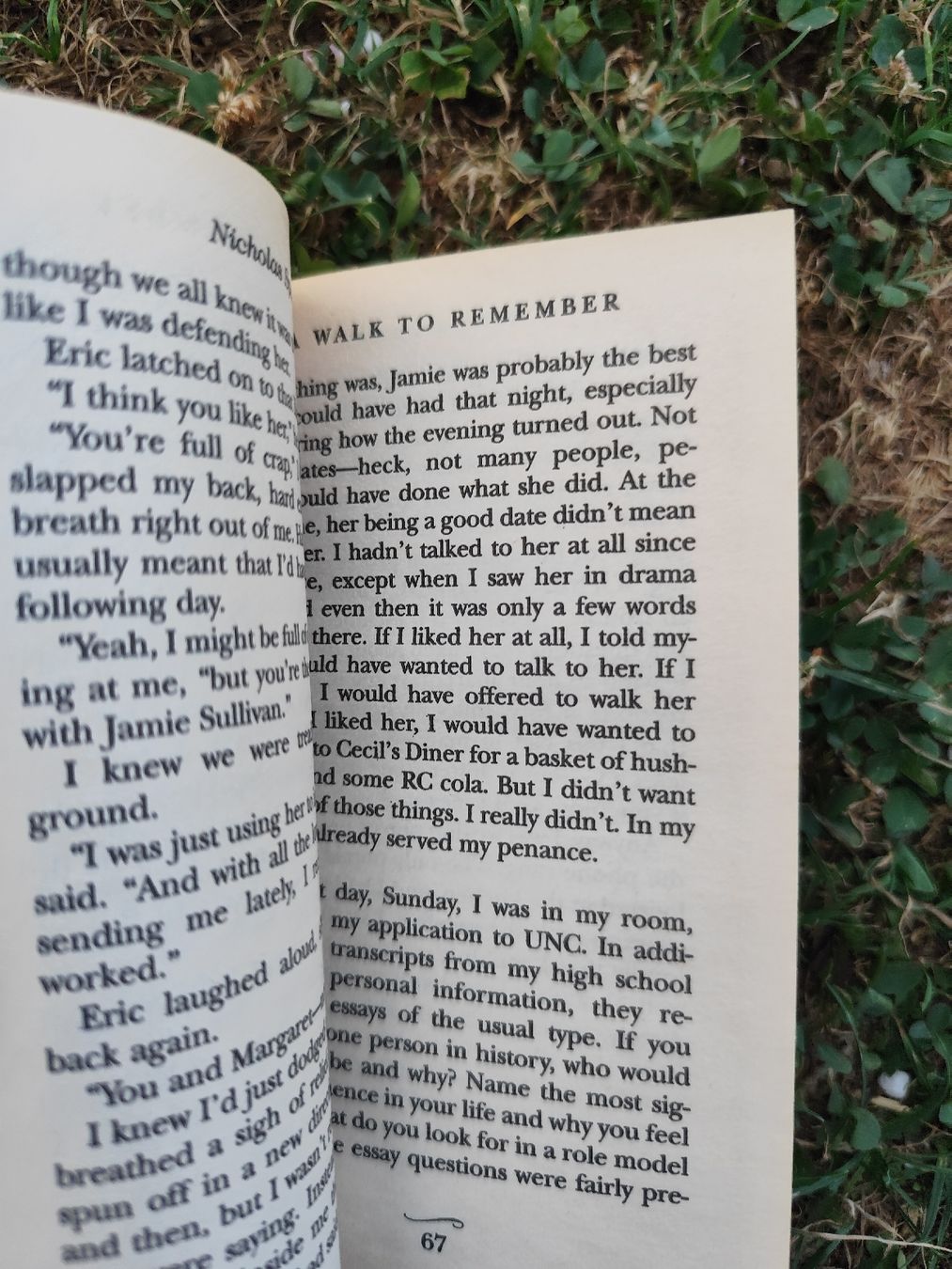 Libri: Nicholas Sparks A Walk to Remember paperback used condition – Usato da Mägenwil venduto da VintageGirly 3