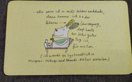 Frühstücksbrettchen Motiv Spruch