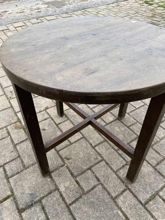 CLP Beistelltisch Wiva 70cm - Runder Holztisch In Natur Für Wohnzimmer