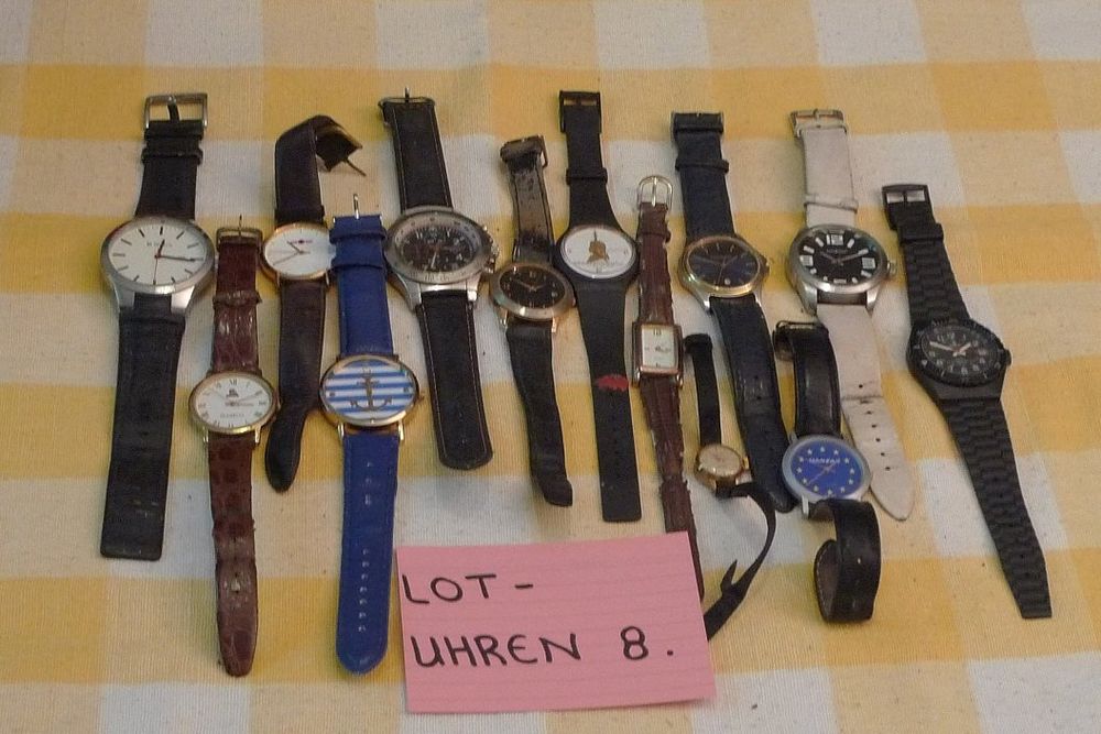 Orologi: LOT-UHREN 8. – Difettoso da Bern venduto da bn1640