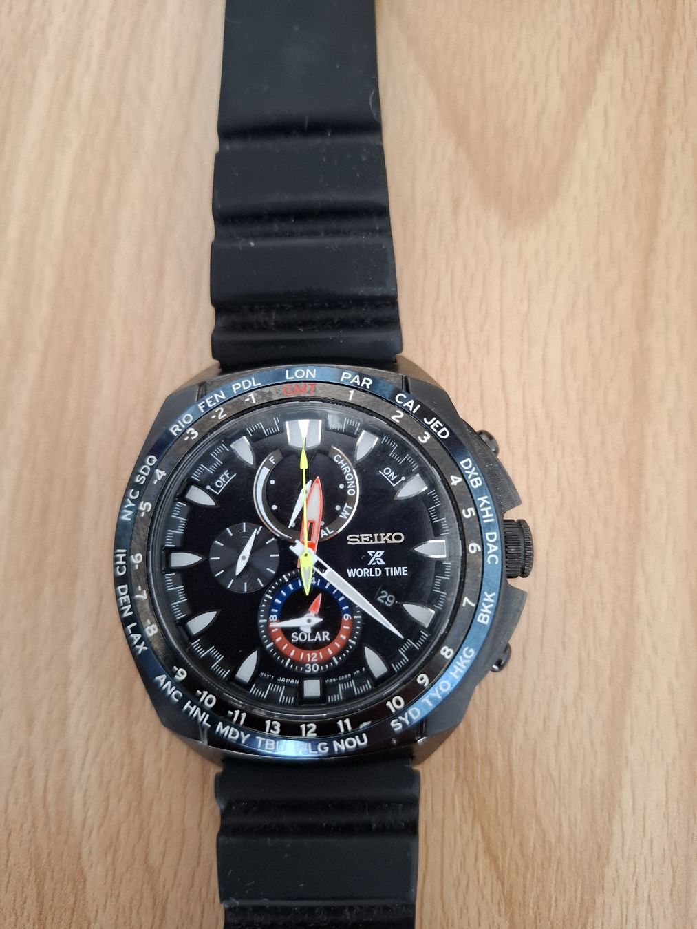 Seiko Orologi: seiko X world Time solar – Usato da Fully venduto da Taaat