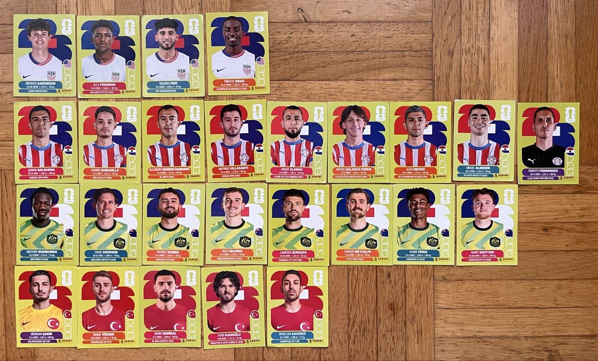 Panini Cartes à collectionner: Panini Sticker WM 2026 Gruppe D – Neuf (Voir description) à Bubikon par TheresaK86