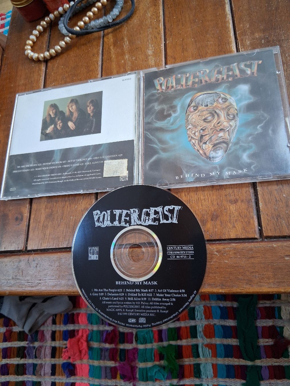 CDs: poltergeist - behind my mask – Gebraucht aus St-Cergue von VeganWarrior