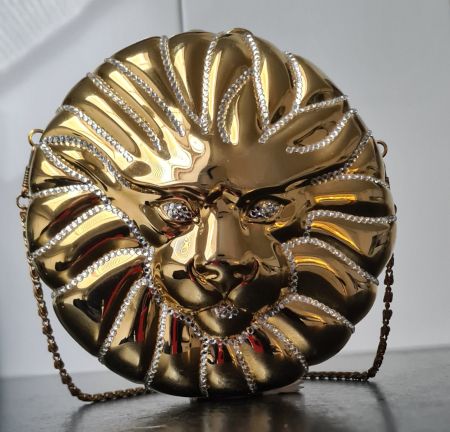 Handtasche golden