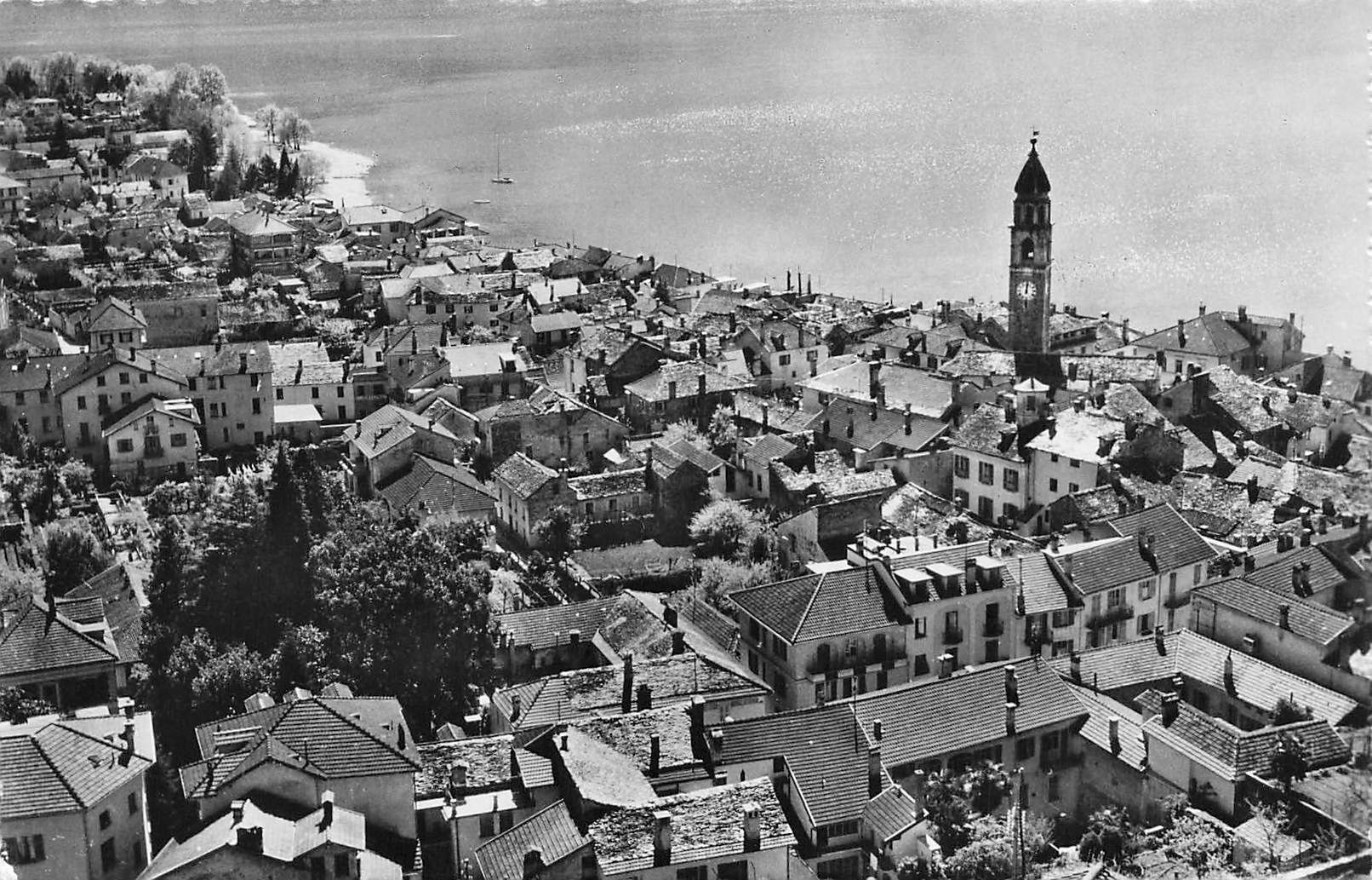 Cartoline postali: Ascona veduta dall`alto – Usato da Biasca venduto da Blenio71