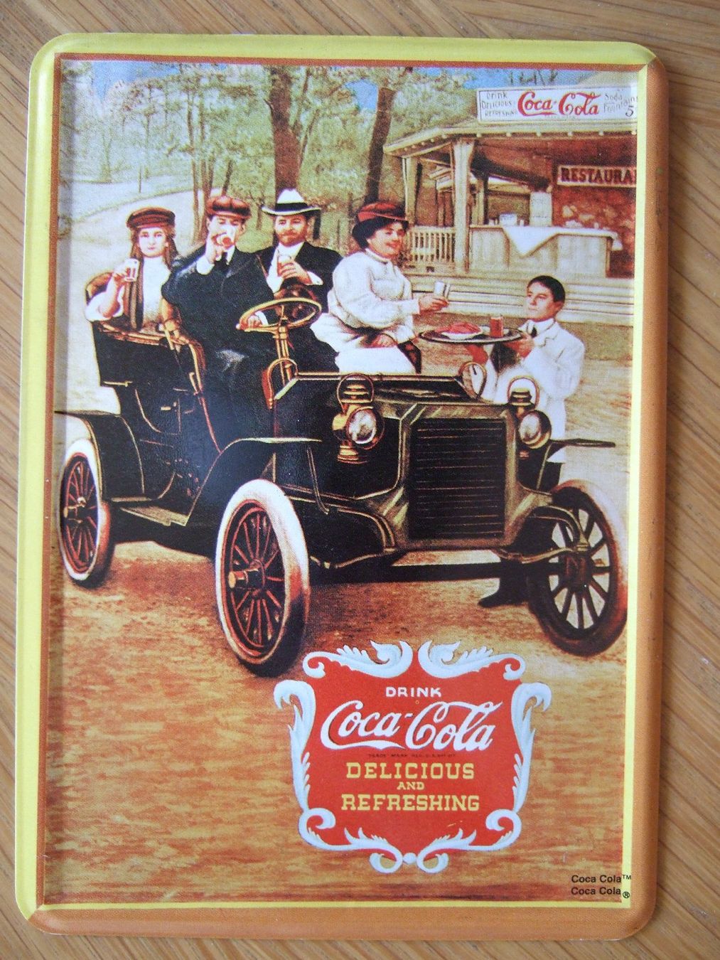 Coca-Cola Insegne: 2 x Coca-Cola® Blechschild Oldtimer Nostalgie Sammler – Usato da Herisau venduto da Natascha22 2