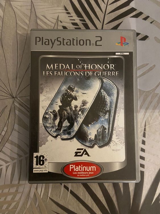 Jeu PS2 Medal Of Honor Les Faucons de Guerre Édition Platinum