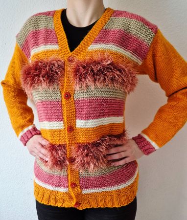 STRICKJACKE CARDIGAN XS STRICKWARE JACKE , top zu Shirt hose