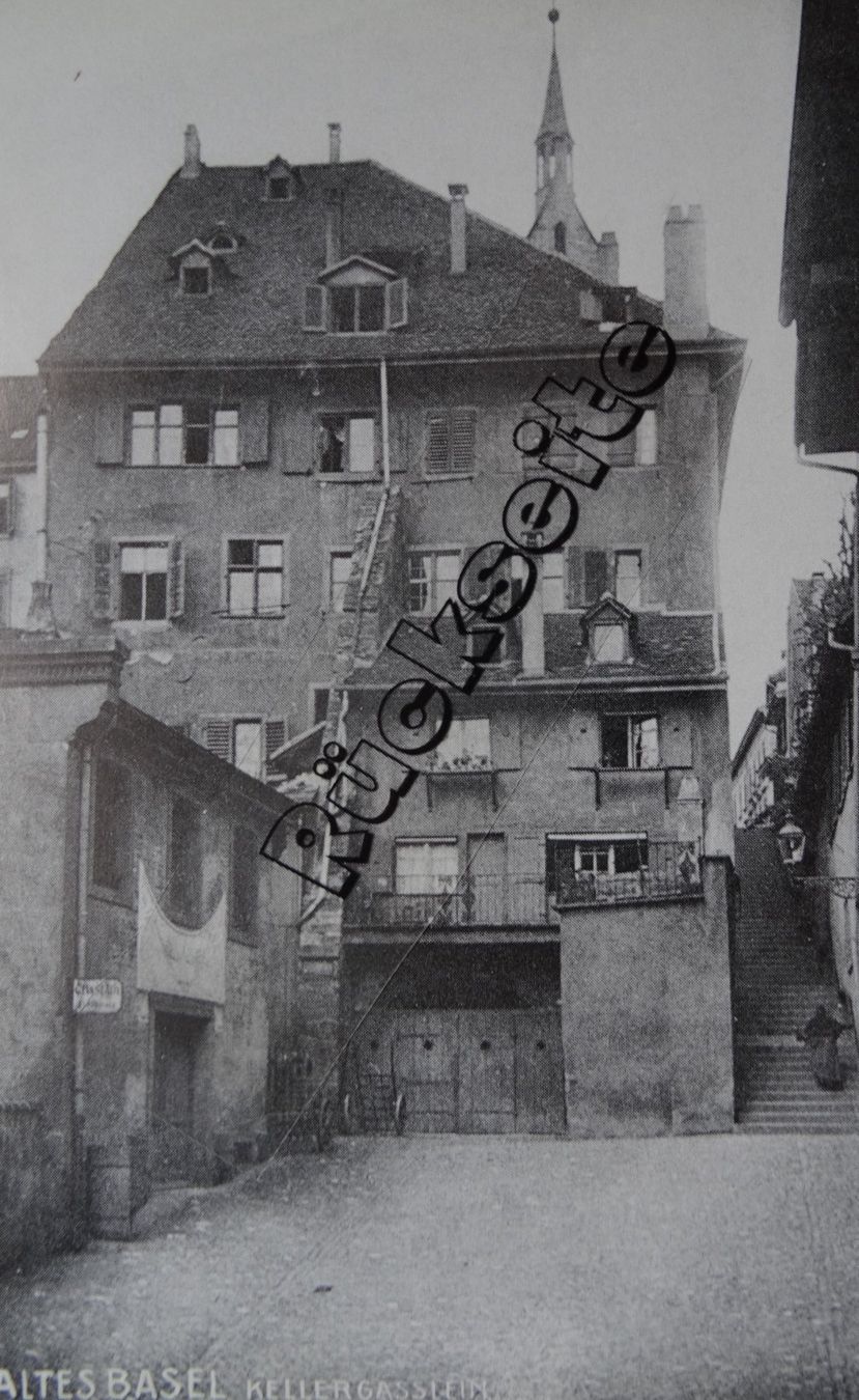 Cartoline postali: Basel Totengasse/ Kellergasse anno dazumal – Usato da Safnern venduto da Wstussi 1