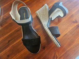 Tamaris Sandaletten Schwarz Grösse 37 NEU & OVP