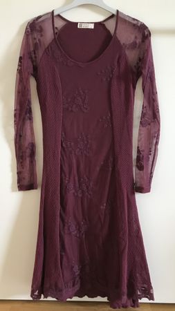 Robe Mais il est où le soleil, Bordeau, T36 Dentelle