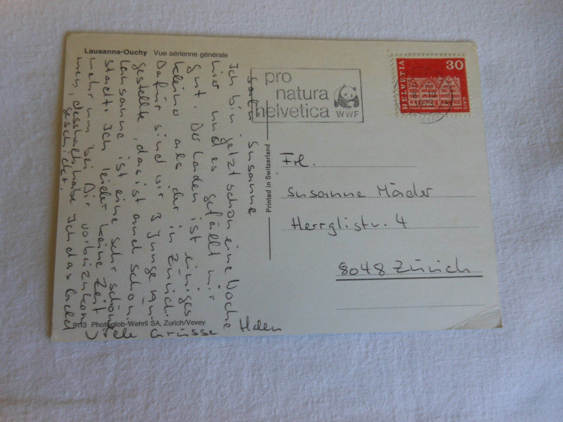 Cartoline postali: Ansichtskarte, Lausane-Ouchy – Nuovo (secondo la descrizione) da Stäfa venduto da Espressa 1