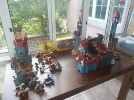 Lot Imaginext Fisher Price Médiéval XXL Château Persos