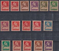 R22) Lot Tell 126I - 184, mit Gummi ohne Falz, sehe Scan