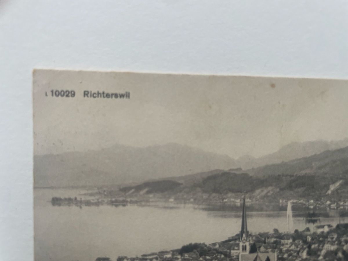 Cartoline postali: AK Richterswil KT ZH 1915 – Usato da Meierskappel venduto da Hala03 1