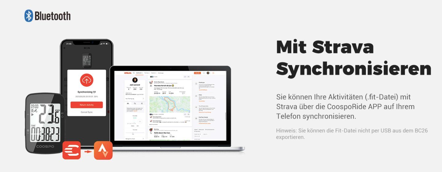 Computer & Strumenti di misurazione: GPS Kabellos Fahrradcomputer Bluetooth 5.0/ANT+ – Nuovo e nell'imballaggio originale da Geneve venduto da Titi2008 6