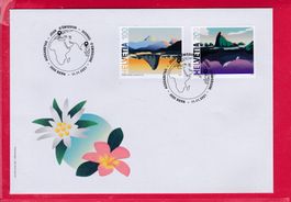 2021, FDC, SATZ, GEMEINSCHAFTSAUSGABE SCHWEIZ - THAILAND