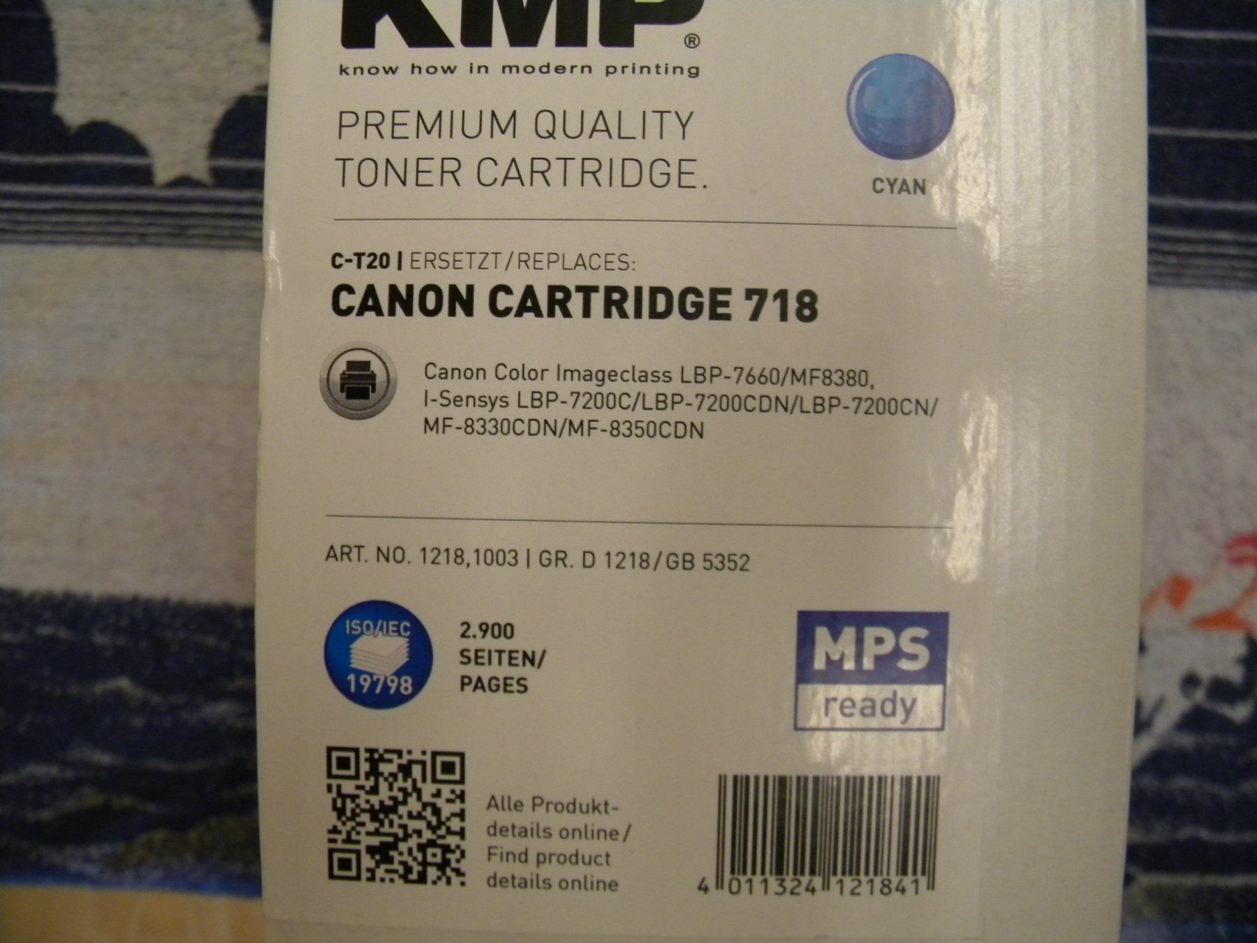 Cartucce per stampanti & toner: 718 Toner Cyan – Nuovo e nell'imballaggio originale da Bühler venduto da Wini100 1