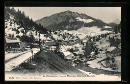 Rossinière, La Chaudanne, Ligne Montreu