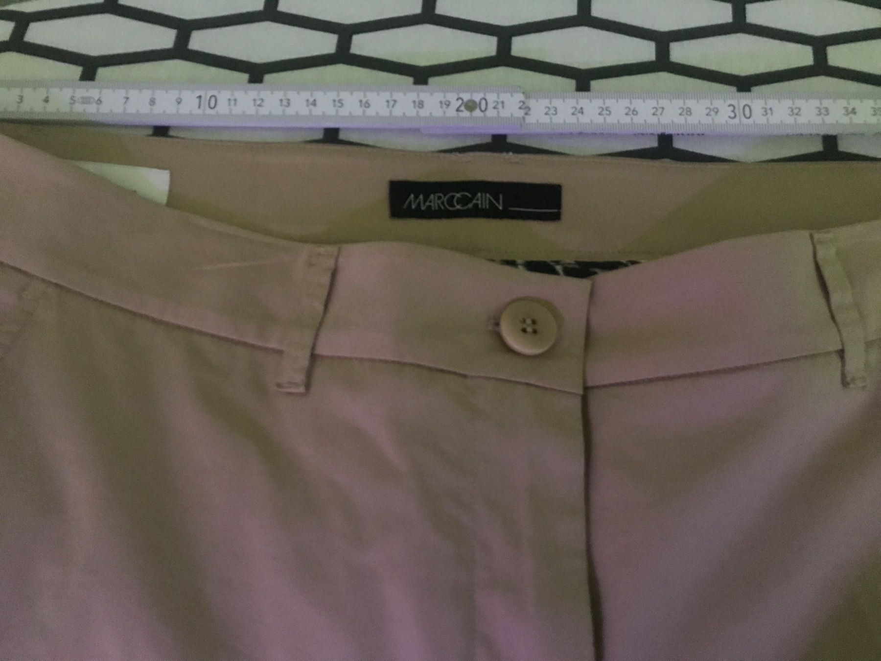 Marc Cain Hosen: Marc Cain Damen Stoffhose, Gr. 42, beige – Gebraucht aus Niederteufen von mix18 6
