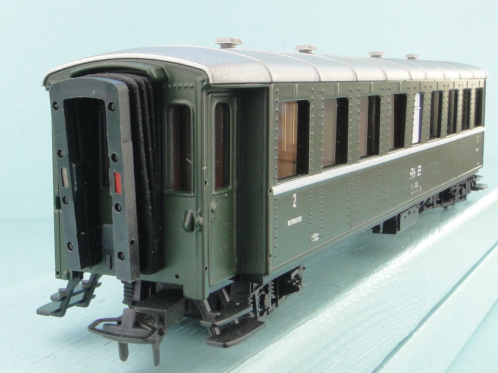 Modellini di ferrovie: STL 2202 RhB 2 Kl Wagen, NEU – Usato da Bülach venduto da cann11 6