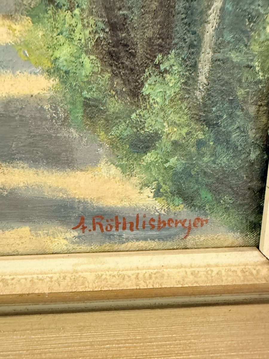 Dipinti: Röthlisberger - Ölgemälde  – Usato da Solothurn venduto da NUVICO 3