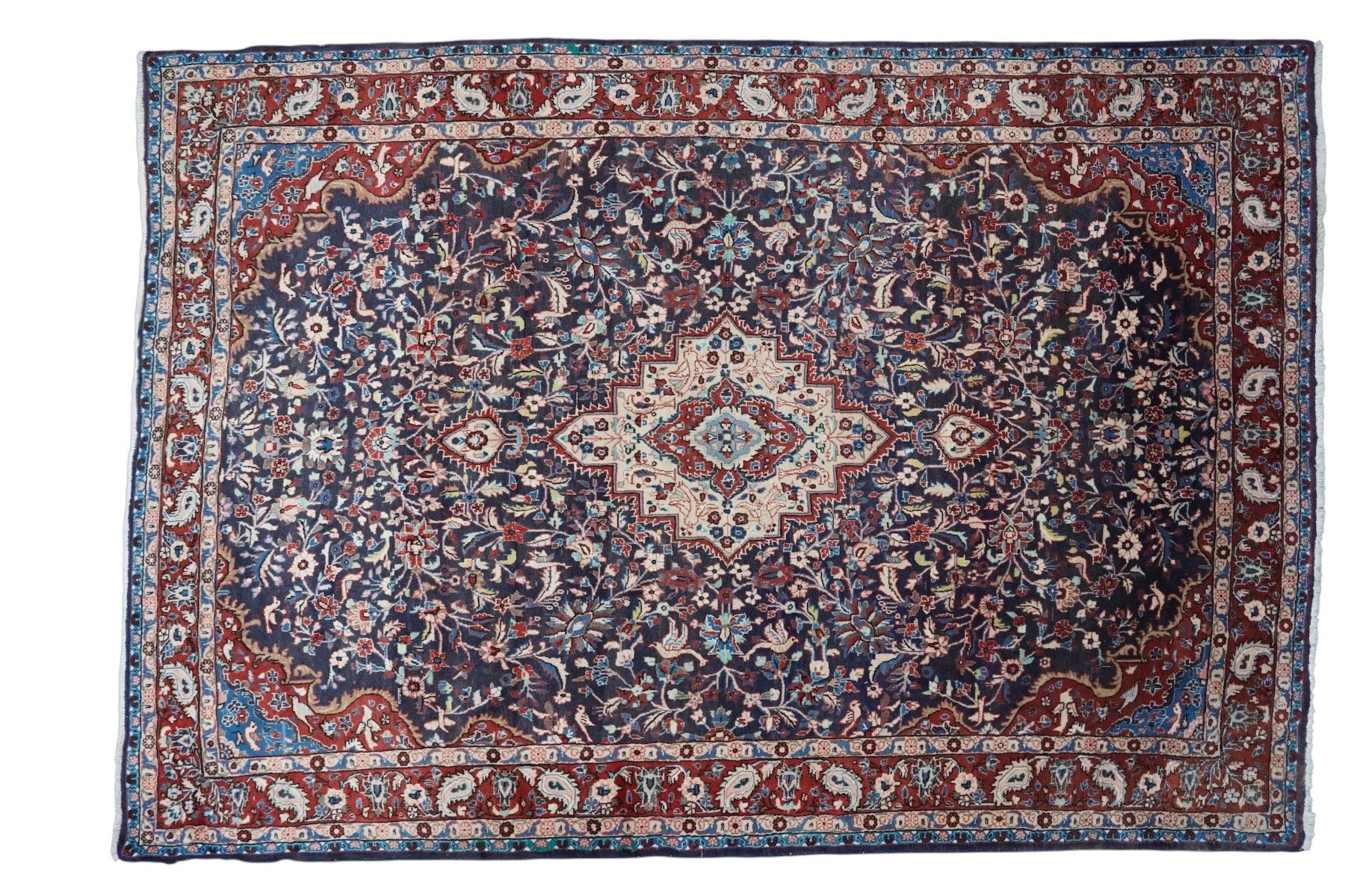 Tappeti: Tapis persan Kashmar,  Khorassan - Iran – Usato da Bulle venduto da ABELiAM
